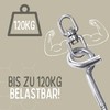 RIIJK Ceiling Hook and Oscillating Springs for a Hanging Chair,