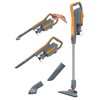 Koblenz Atlas Stick Vac 3-in-1 Cyclonic Vacuum Cleaner, HEPA Filtration,
