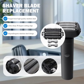 Bedaily New Version ES9032 WES9032P Men's Electric Razor Inner Blade & Outer Foil Set Replacement Fit for Panasonic ES-LV97-K, ES-LV67-K, ES-LV95-S, ES-LV65-S