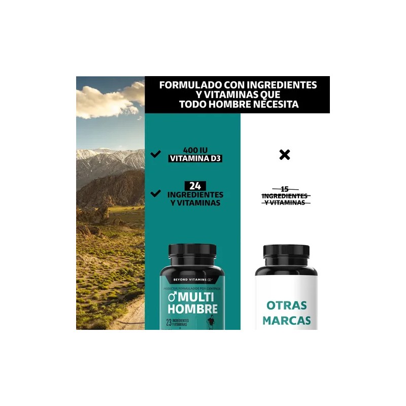 Multi Vitaminico Hombres Biotina Manganeso Verde Argnina Jengibre Vitamina Calcio