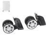 Haofy Luggage Suitcase Replacement Wheels, 1 Pair Outdoor Mute Double