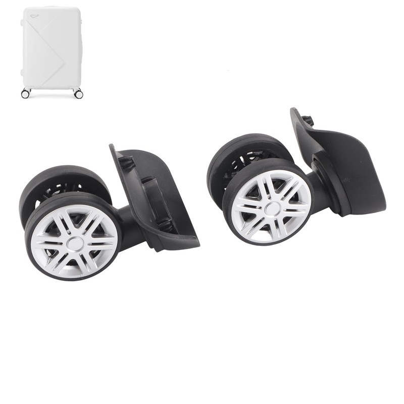 Haofy Luggage Suitcase Replacement Wheels, 1 Pair Outdoor Mute Double