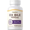 Piping Rock Ox Bile Supplement 1000mg | 100 Capsules |