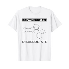 Ketamine Molecule Science Anesthesia Nurse Doctor Physician T-Shirt