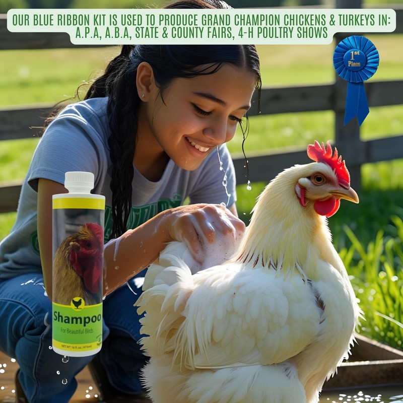 Care Free Enzymes Chicken Shampoo & Poultry Wash, 16 oz,