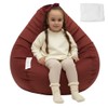 Tusrai Bean Bag Cover with Liner Only Washable Ultra Soft