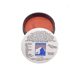 All Natural Furniture Finishing Waxes. Beautifys & Protects Painted & Unfinished Wood. 4oz Copper