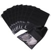 Sea Posh Non-Woven Drawstring Bag with Clear Window Shoe Storage