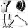 Hvac Service Wrench Tools:3/16” to 3/8” 5/16'' x 1/4''Air Conditioner