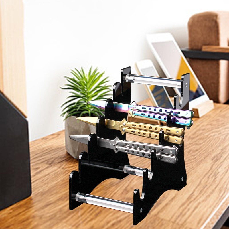 ​Knife Display Stand Knife Stand Display Knife Storage Holder Acrylic