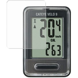 ClearView CAT EYE VELO9 CC-VL820 Cycle Computer for Wired [High Hardness 9H Anti-Glare Type] LCD Protective Film Anti-Reflection! 9H High Hardness Film, Made in Japan