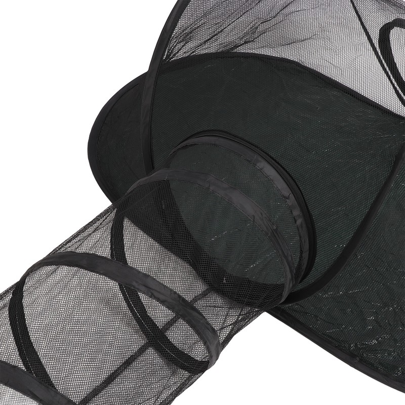 Outdoor Pet Tent with Tunnel Breathable Collapsible Large Space Portable
