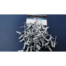 EZ-Rivets Vintage Snowmobile Merc Mercury Large Head White Rivets 50 pcs 3/16" Rivets