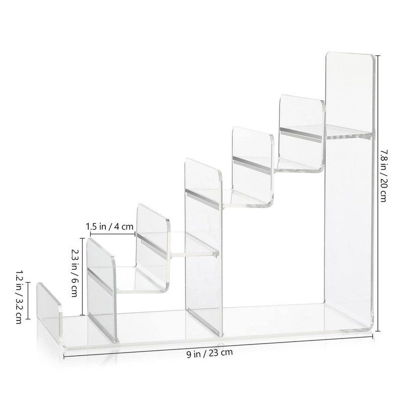 Angoily 1 x Trapezoidal Display Table for Retail Step Shelf