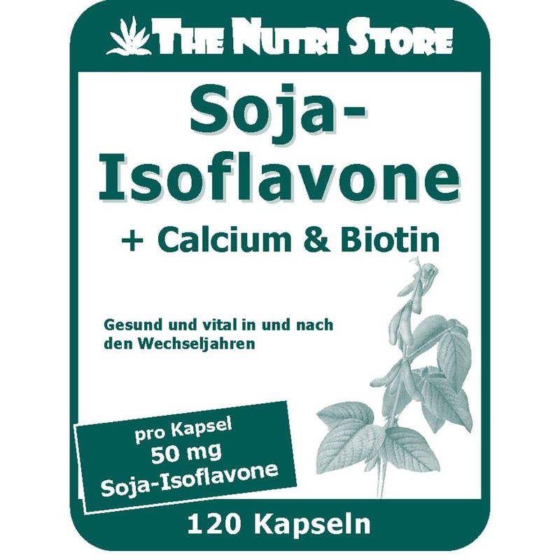 Soy Isoflavones 50 mg + Calcium + Biotin Capsules Pack