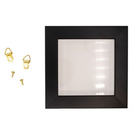 Small Triangle One-Hole Ring Brass-Plated Steel Picture Hangers Pack of 10 with Screws for Hanging Picture Frames
