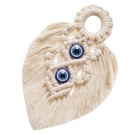 ULTECHNOVO Bohemian Rope Macrame Wall Hanging Tapestry for Bedroom Living Room and Apartment Decor Unique Handmade Woven Art with Tassel Design Friends and Family