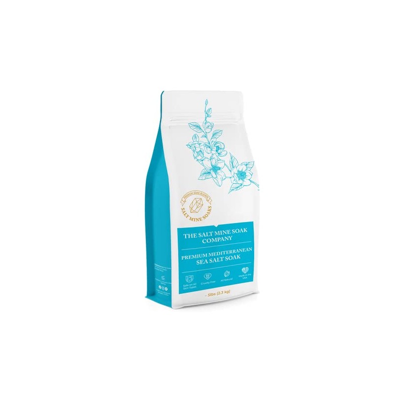 Peppermint Premium Mediterranean Coarse Grain (2mm) Sea Salt Soak 10