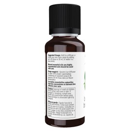 NOW NOW Essential Oils, Bergamot Oil, Sweet Aromatherapy Scent, Cold Pressed, 100% Pure, Vegan, Child Resistant Cap, 30mL