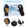 URATOT Women Winter Beanie Hat Scarf Gloves 3 in 1