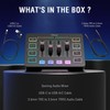 FIFINE Gaming Audio Mixer for Streaming, RGB PC Audio Interface,