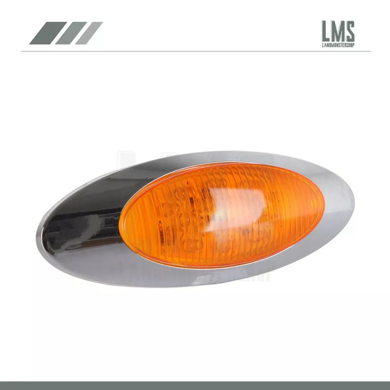 LMS 8x 6.5'' 16LED Amber Side Marker Clearance Light for