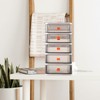 Operitacx desk drawer storage bins plastic storage drawers storage container