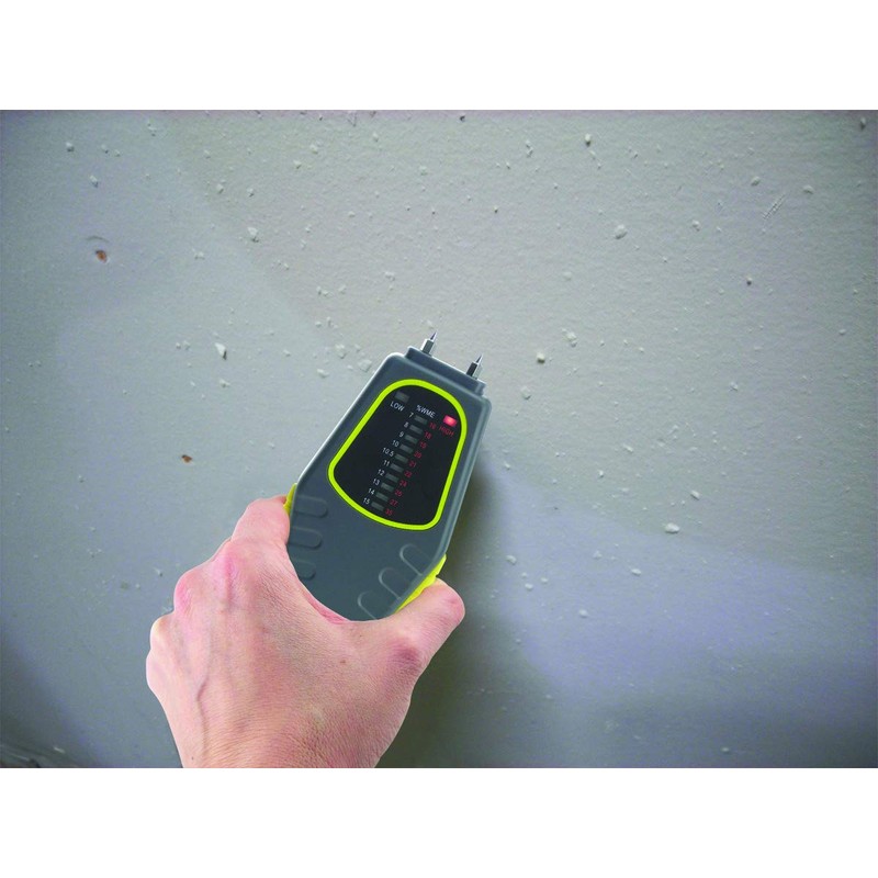 General Tools MM1E Moisture Meter, Pin Type, LED Bar Graph