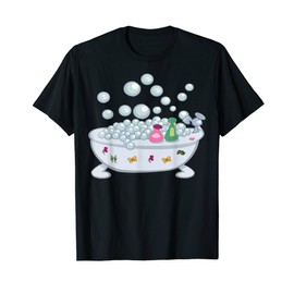 Bathtub with Bubbles T-Shirt, Bubble Bath Costume Shirt