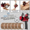 DECO EXPRESS Packaging Tape Dispenser Tape Gun and 6 Rolls