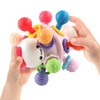 Baby Sensory Teether Toy Balls Chew Teething Ball Rattle Grasping