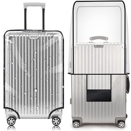 Luggage Cover,Clear PVC Travel Suitcase Cover Protectors,H HOME-MART Luggage Covers for Suitcase Protector Cover Dust Cover Suitcase Covers Travel Accessories for Wheeled Suitcase Fits 30 Inch Luggage