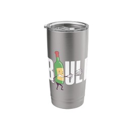 Boule And Wine Boccia Set Boule Bocci Petanque Outfit Bocce Stainless Steel Insulated Tumbler