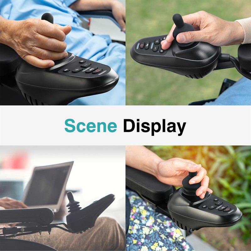 2 Pack Wheelchair Joystick Controller, Wheelchair Joystick Button Cap for