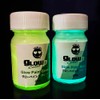 show up glow paint green