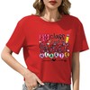Women‘s Valentine Teacher T-Shirts My Class is Full of Sweet