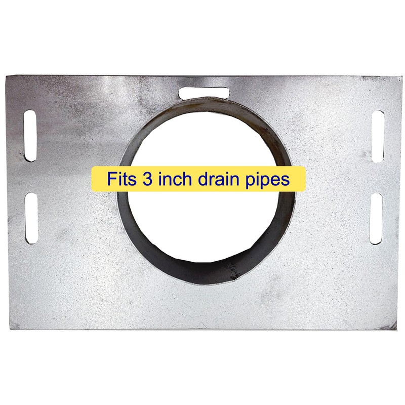 MOSINSBO 304 Stainless Steel Channel Drain End Outlet 9” Height