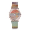 Swatch Unisex Casual Bioceramic Watch Pink Art Journey Turner's Scarlet