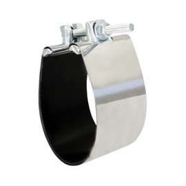 Highcraft Pipe Repair Clamp 3'', IPS Single Bolt, 3” Long, Stainless Steel