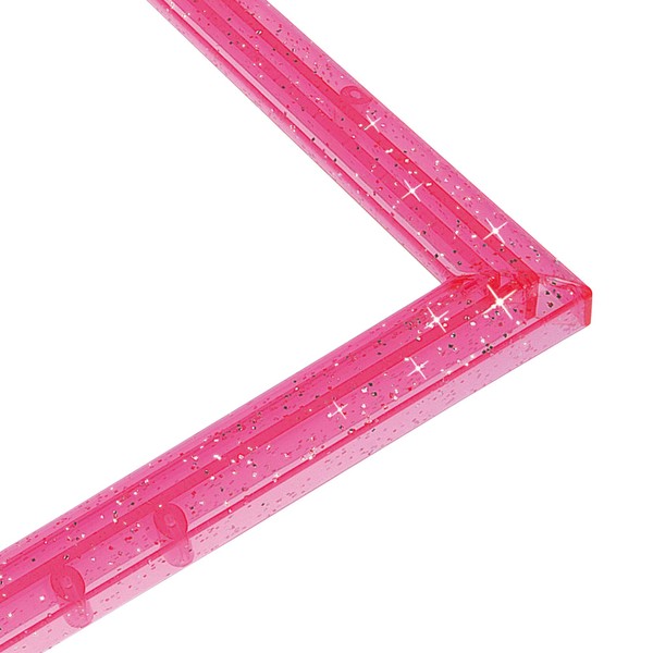 Epoch EPOCH Puzzle Frame, Crystal Panel, Kira Pink, 7.2 x 10.0 inches (18.2 x 25.7 cm), Panel No. 1-Bo, Includes Dedicated Stand, Puzzle Frame