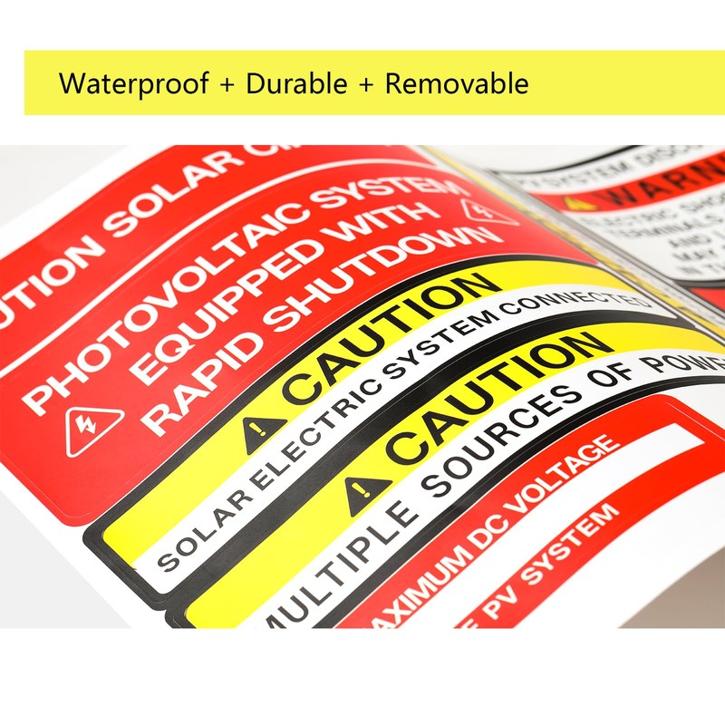 Photovoltaic Solar System Installer Label Kit | 2020 | 2017