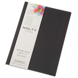 Noritsu NOLTY NTBNT1101 A5 Notebook, Asymmetric, Black