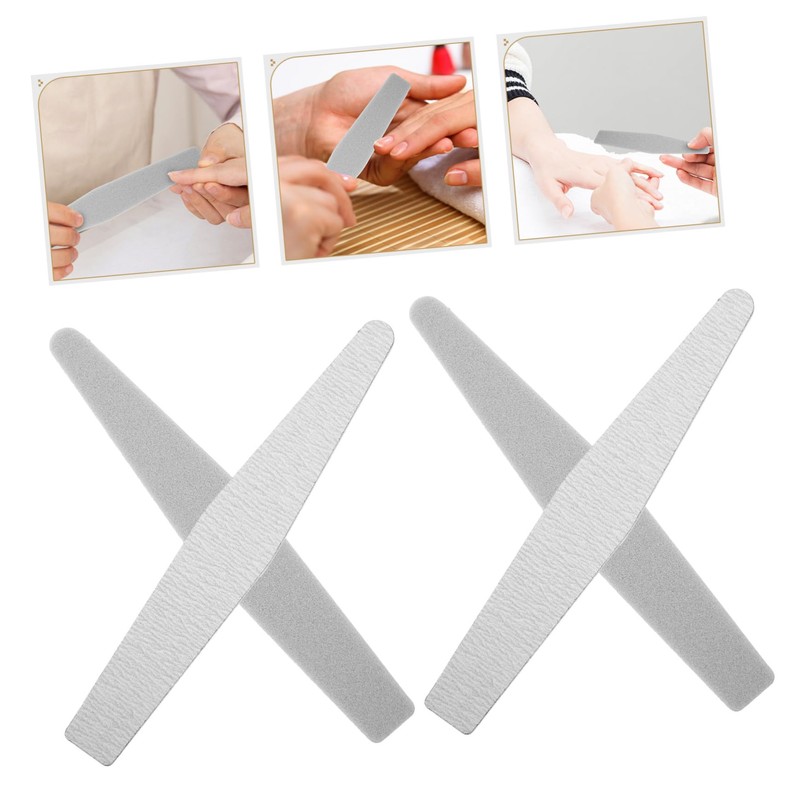 Outanaya 10pcs Dual-sided Nail Files for Nails Sponge Material Manicure