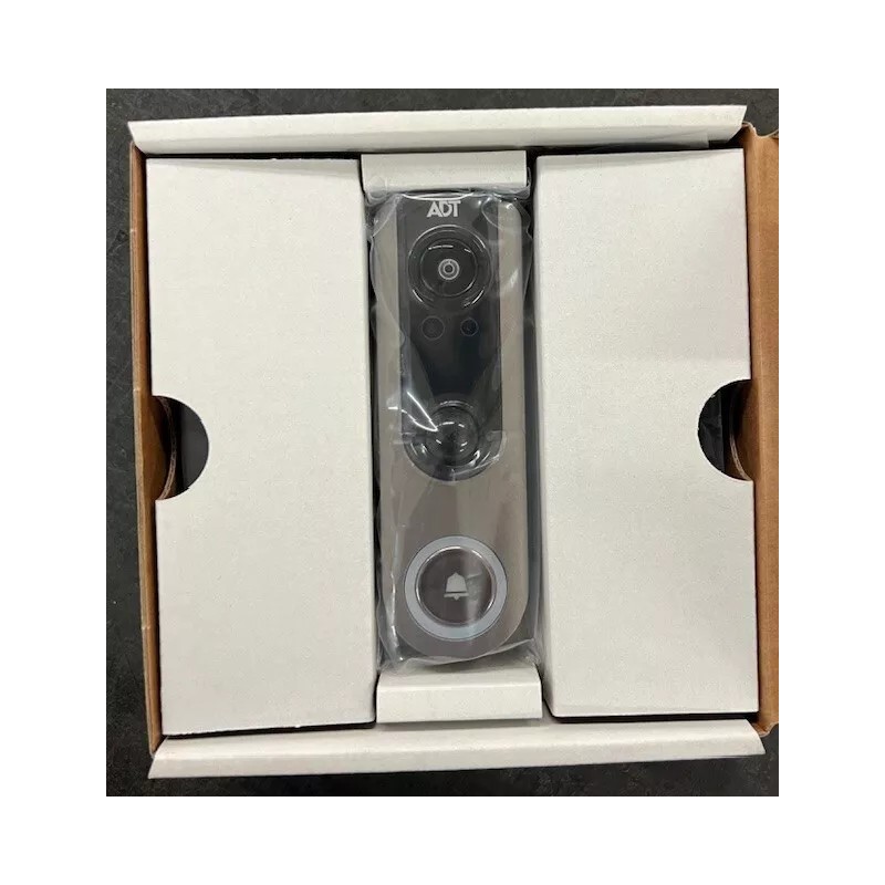 ADT DBC835-V2 Brand New ADT Doorbell Camera with Mounting Kit