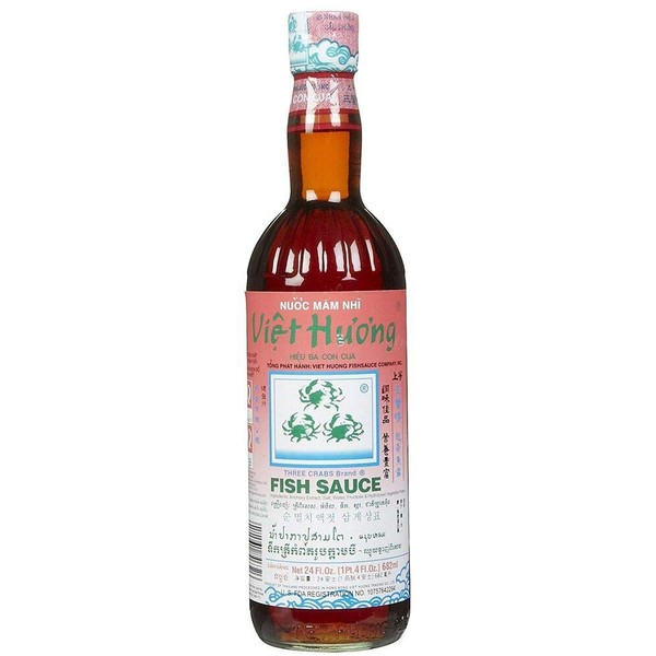 Three Crabs Brand Viet Huong Vietnamese Fish Sauce, 24-Ounce Bottle