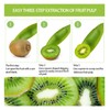 3pcs 2 in 1 Kiwi Easy Peelers Cutter Fruit Pulp