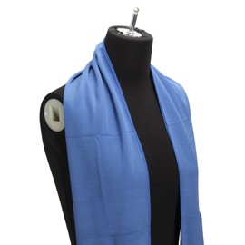 Nishikawa SEVENDAYS TT90009608NV Cool Towel, Scarf Towel, Sports, Cold, Hot Flashes, Cold Shake, Cold Repeatedly, UV Protection, Antibacterial, Odor Resistant, Navy