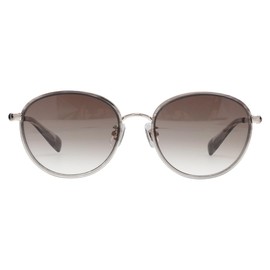 Furla SFU750J 2A8L 53 Women's Sunglasses, Frame Color: Silver, Lens Color: Warm Light Gray Gradation