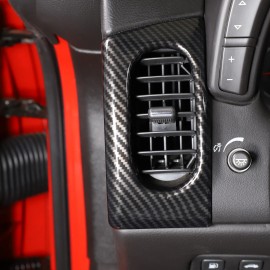 auguisy-motortrim ABS Side Air Vent Outlet Cover Trim Frame For Corvette C6 2005-2013 Carbon Fiber