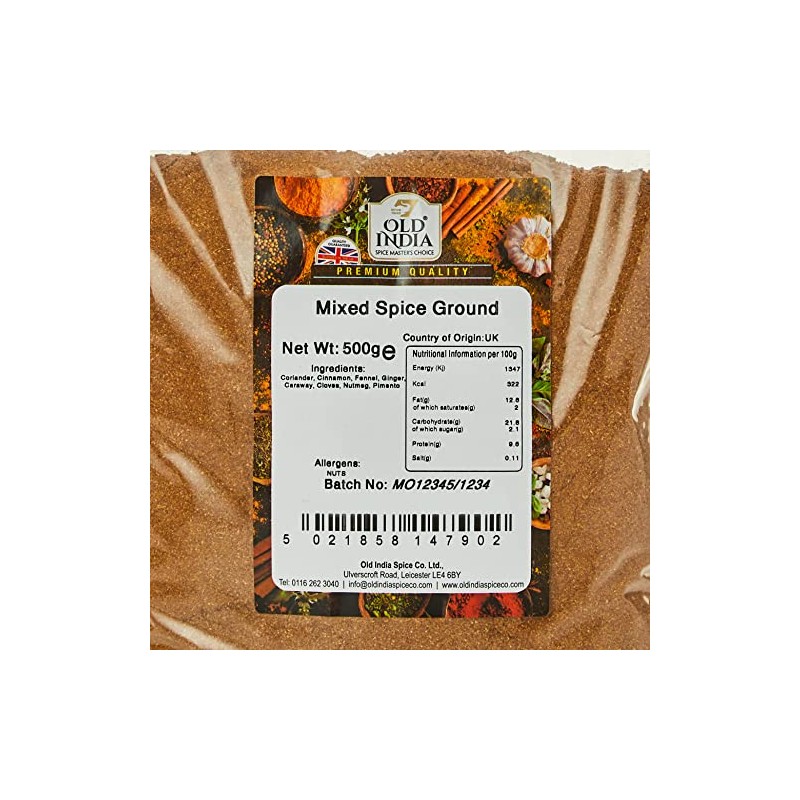 Old India Mixed Spice Ground 500g
